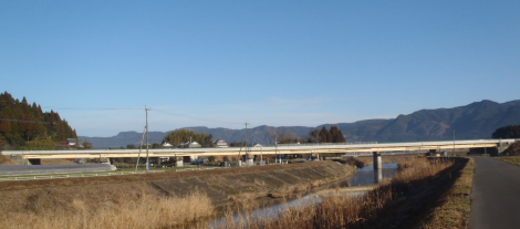 橋梁全景（工事完了後）